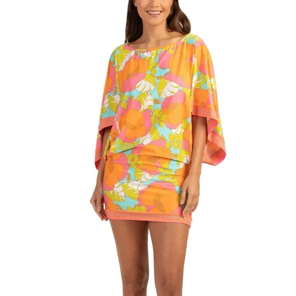 Trina Turk $215 Iconic Floral Dress & Swim CoverUp 🌸 - Picture 6 of 6